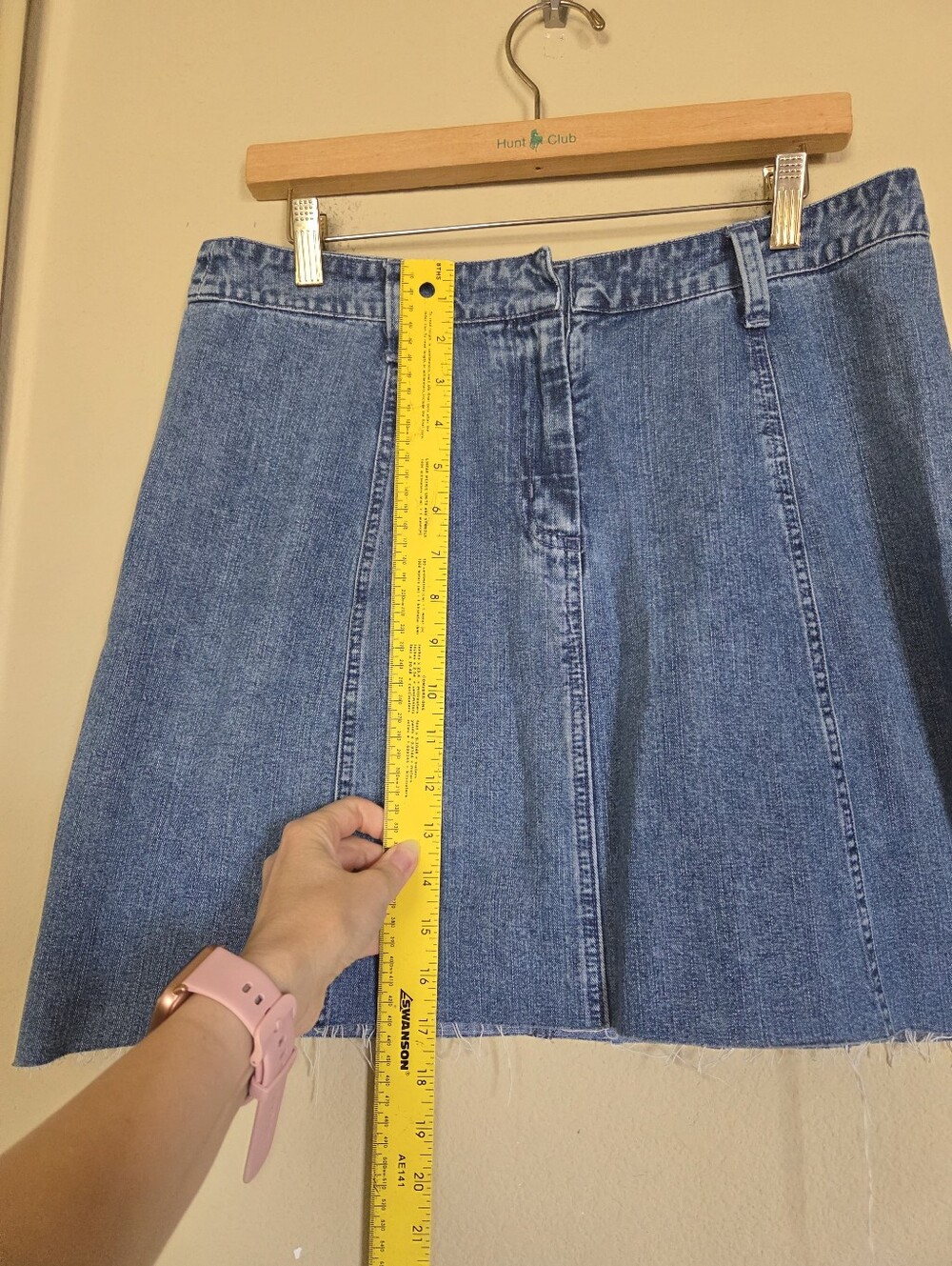Christopher & Banks Denim Skirt A Line Capsule Cottage - Picture 4 of 5
